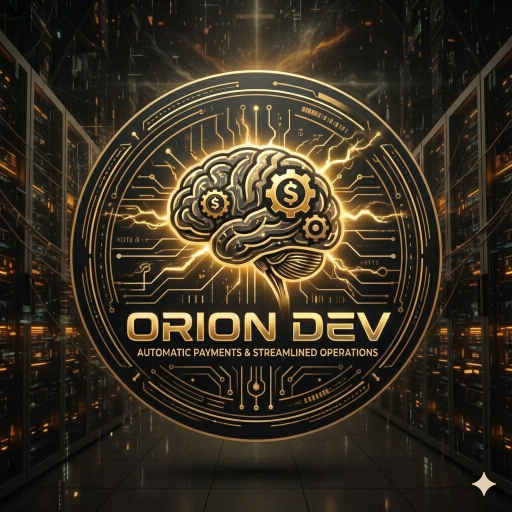 Futuristic brain with gears and payment symbols